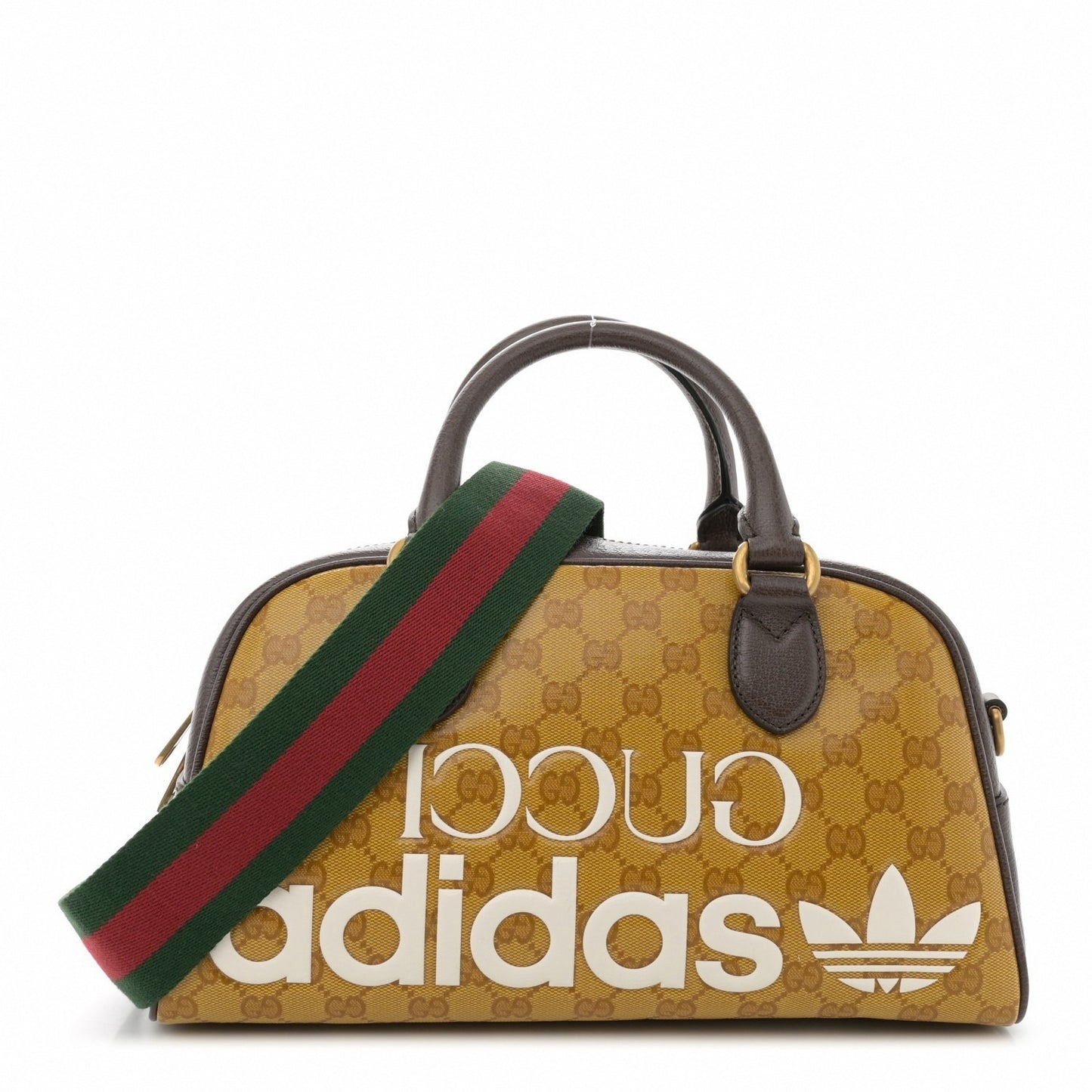 Gucci x Adidas Monogram Duffel Bag