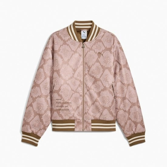 PUMA Snake Print Bomber Jacket