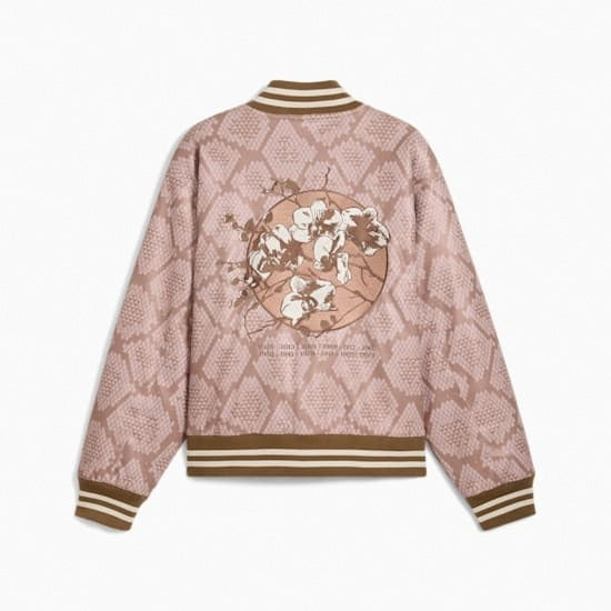 PUMA Snake Print Bomber Jacket