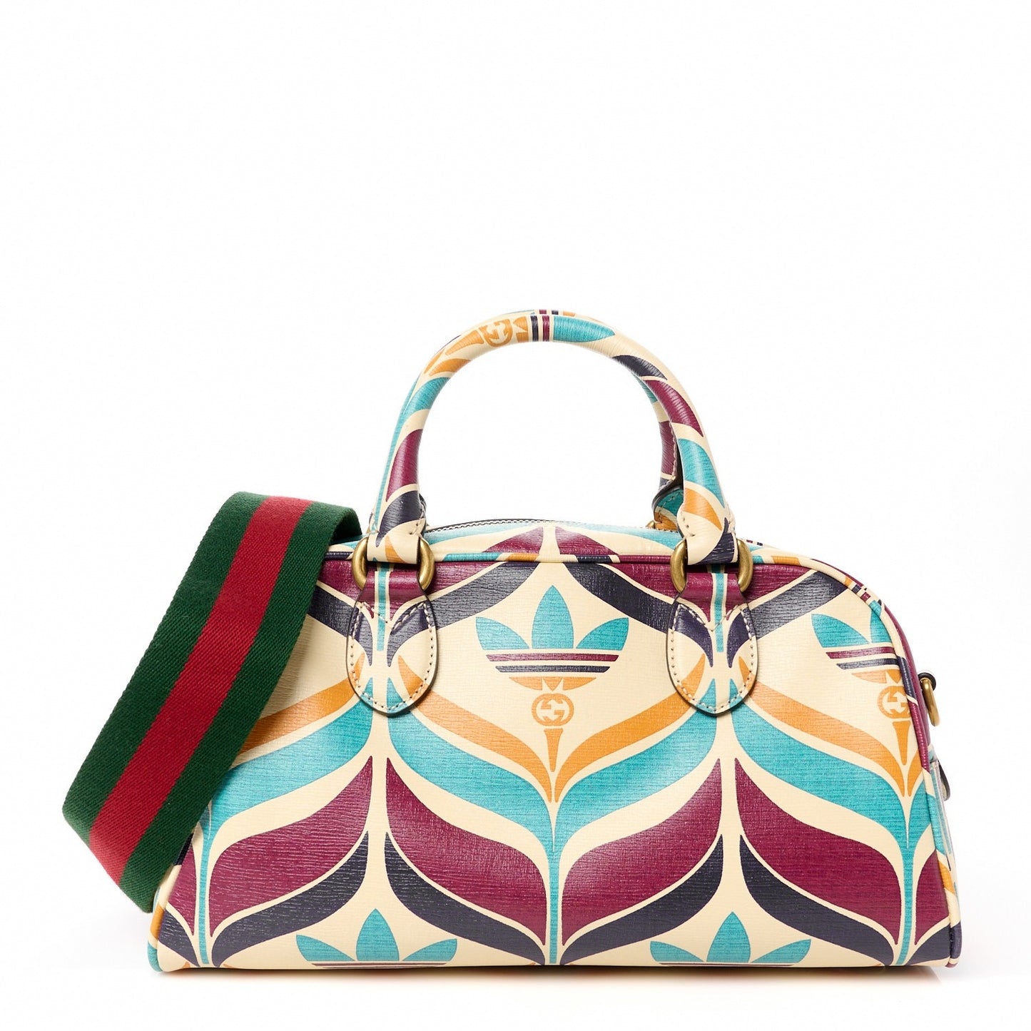 Gucci x Adidas Retro Bloom Duffel Bag