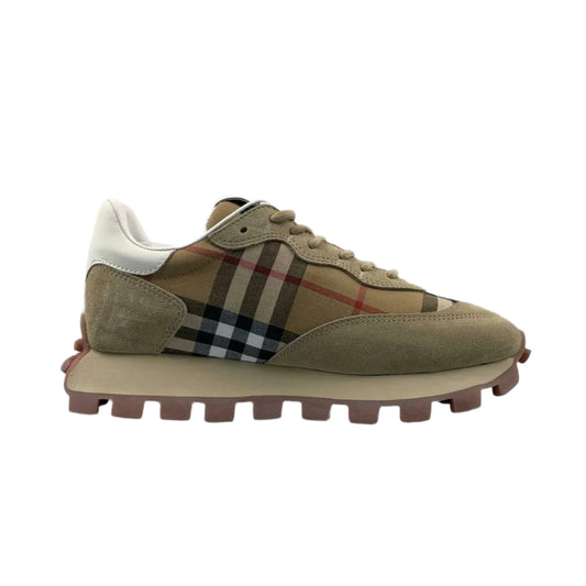Burberry Vintage Check Suede Panel