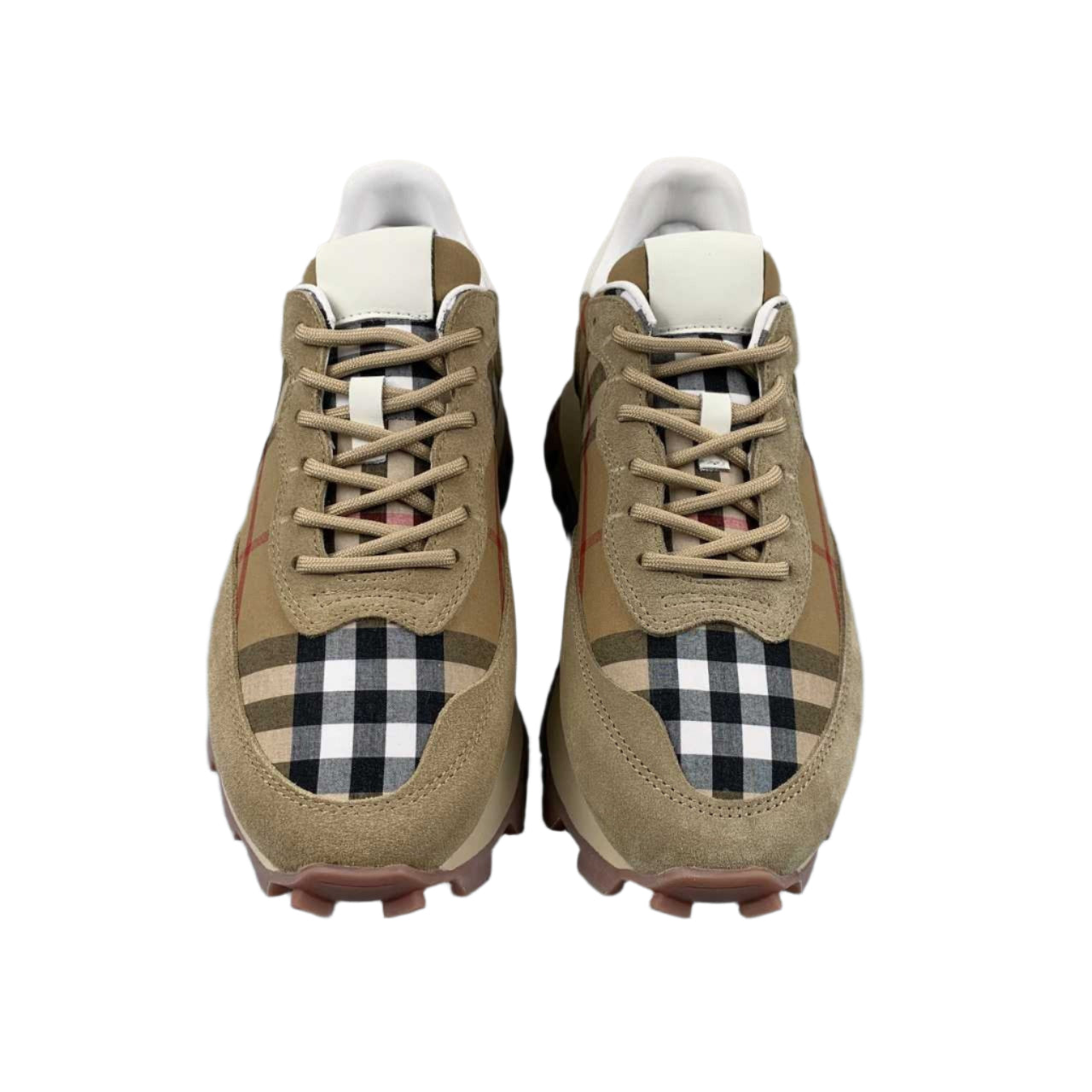 Burberry Vintage Check Suede Panel