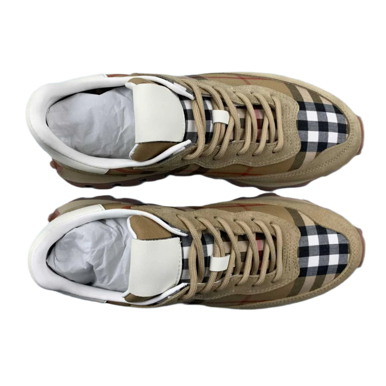 Burberry Vintage Check Suede Panel