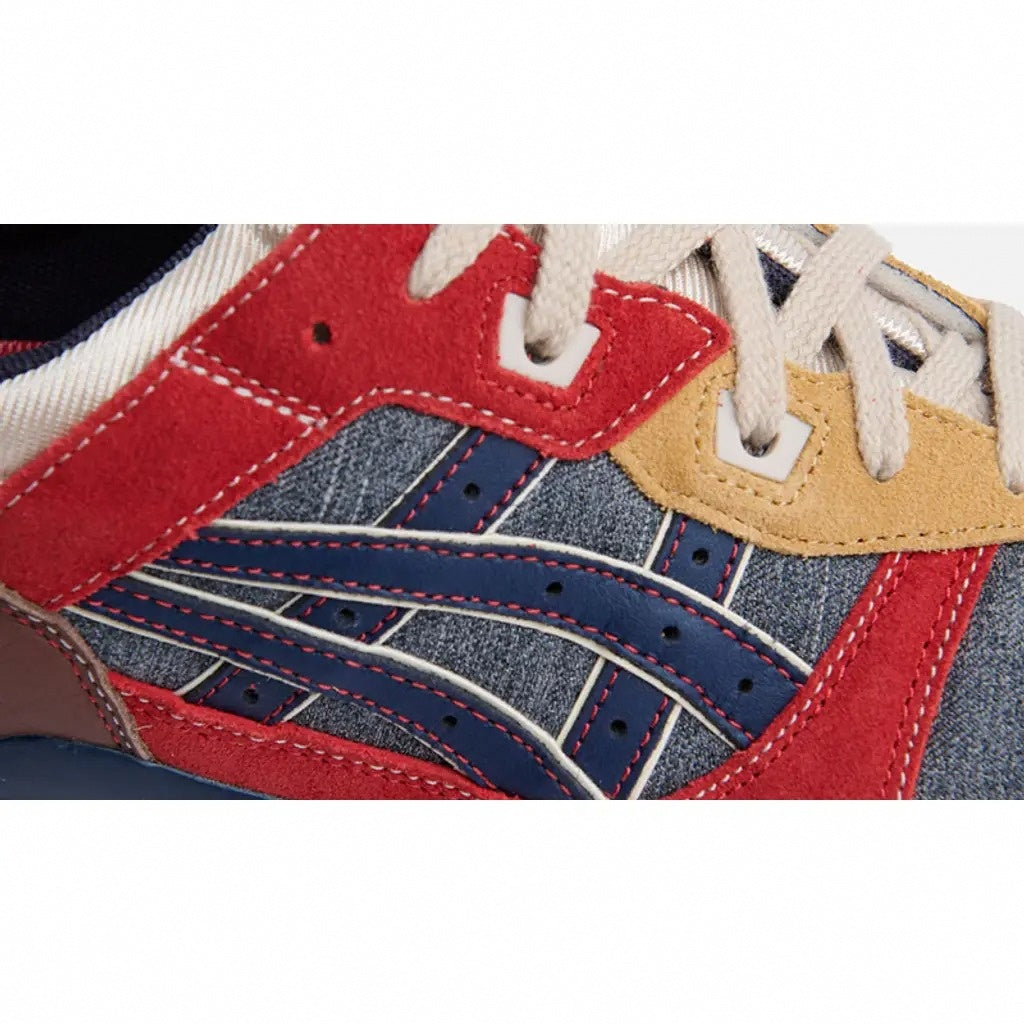 EVISU x ASICS GEL-LYTE 3 Denim Red Navy