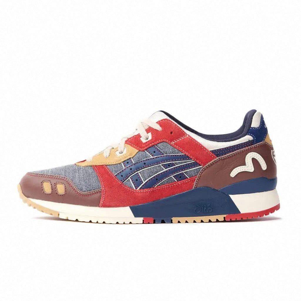 EVISU x ASICS GEL-LYTE 3 Denim Red Navy