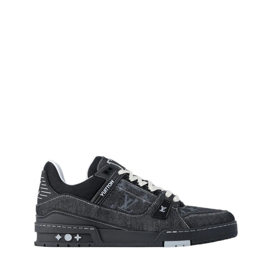 Louis Vuitton Trainer - Black Monogram Denim