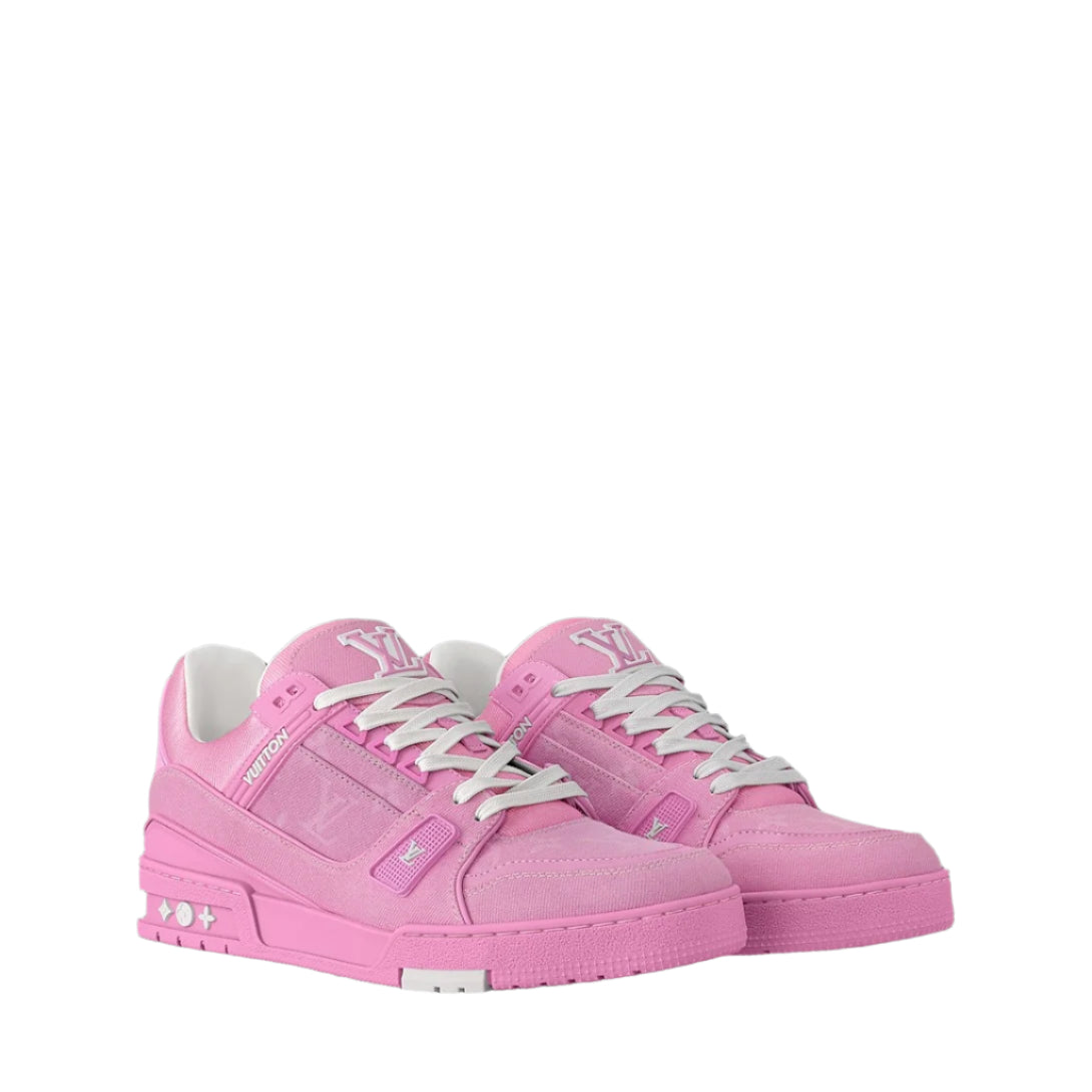 Louis Vuitton Trainer - Pink Monogram Denim