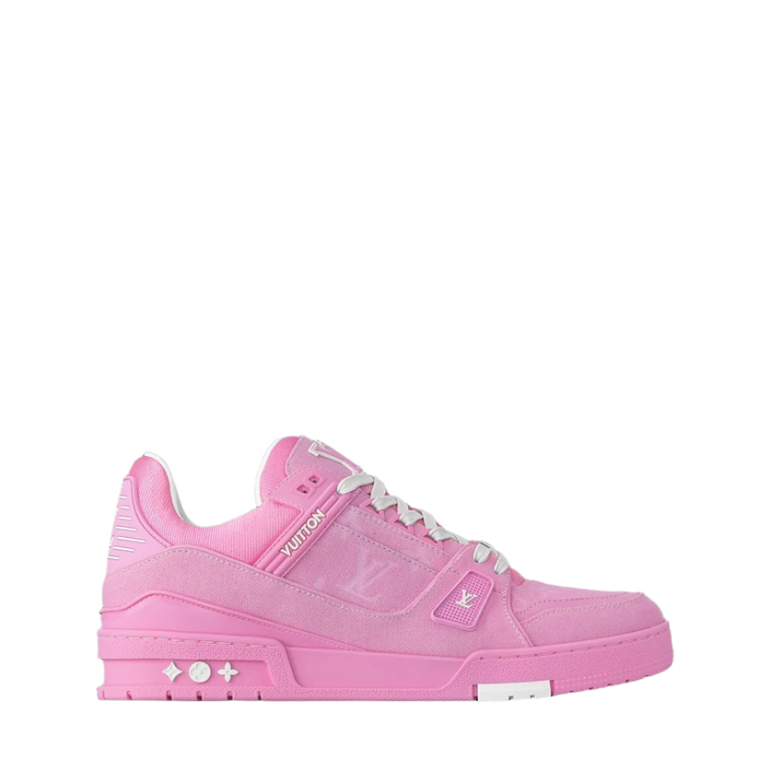 Louis Vuitton Trainer - Pink Monogram Denim