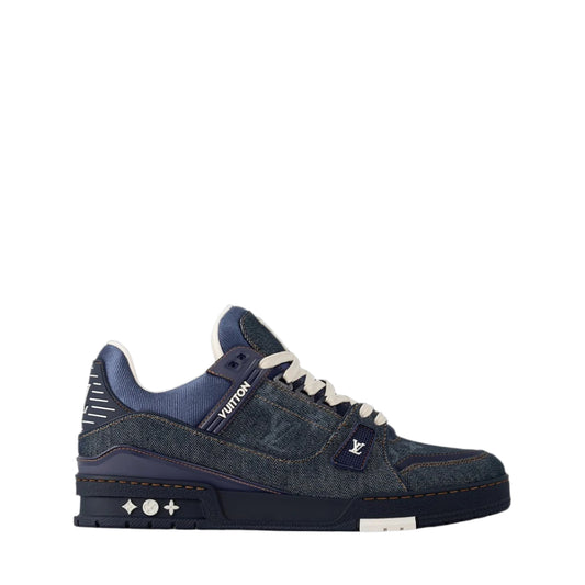 Louis Vuitton Trainer - Navy Blue Monogram Denim